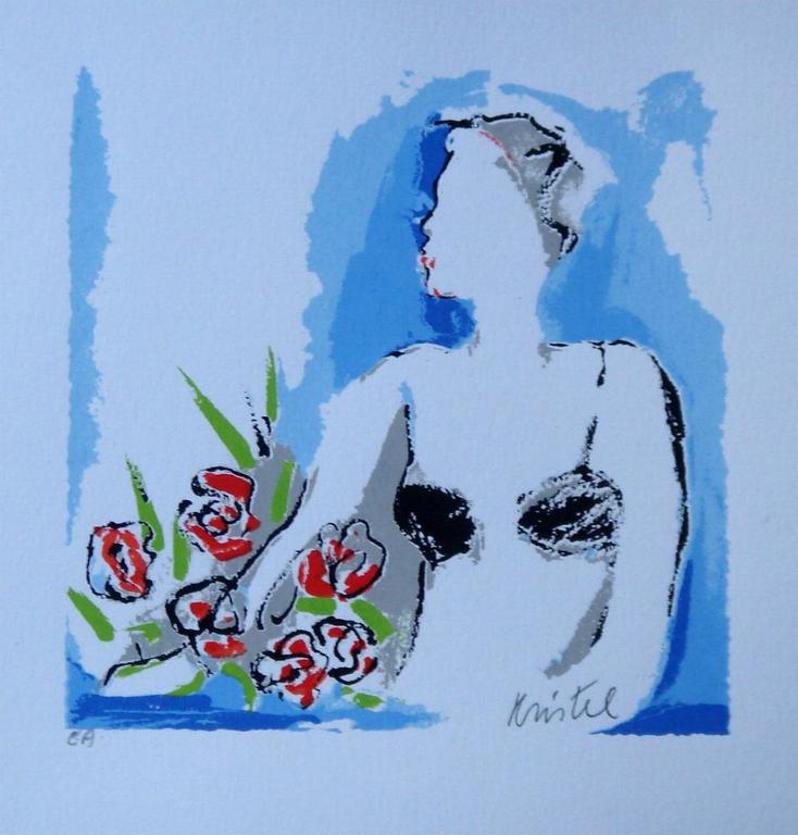 SYLVIA KRISTEL, handgesigneerde zeefdruk 'Woman' kopen? Bied vanaf 1!