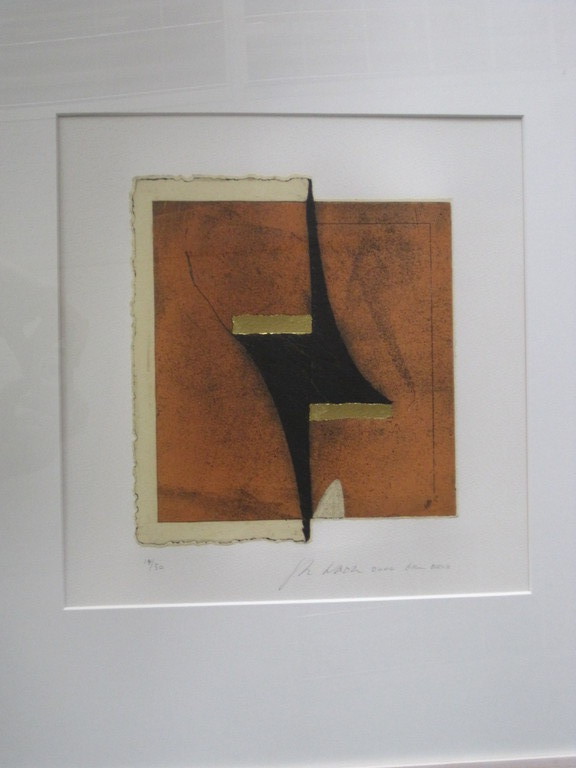 Buitengewoon Chine Collé bladgoud Diepdruk van Grafische meester Jan Naezer verkocht voor € 55!