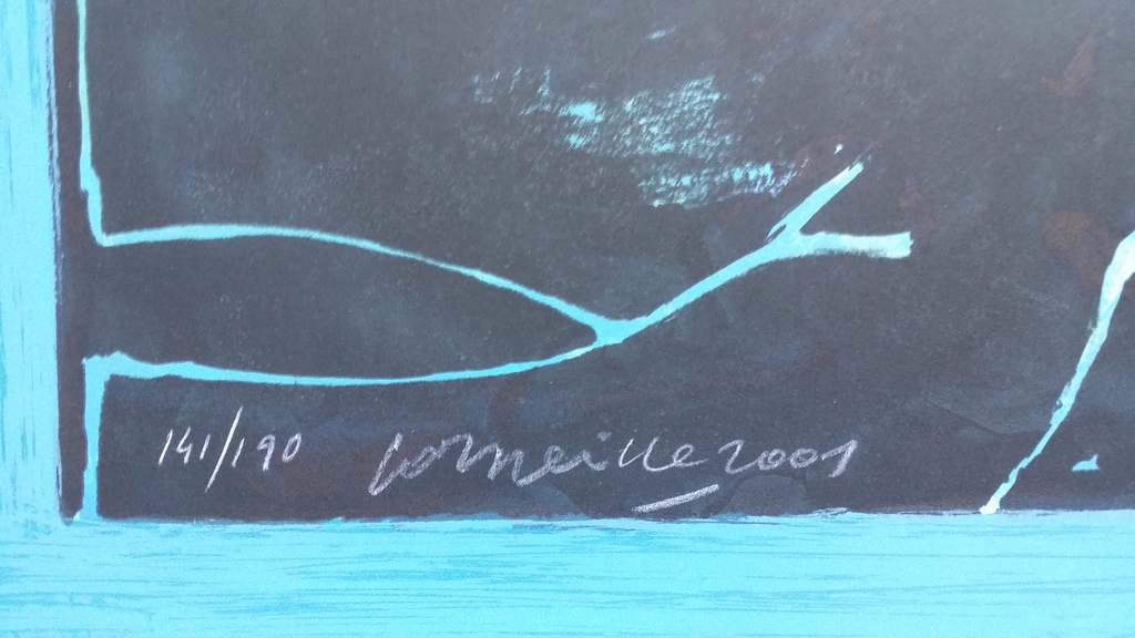 Corneille, zeefdruk, 'Vrouw met vogels' kopen? Bied vanaf 225!