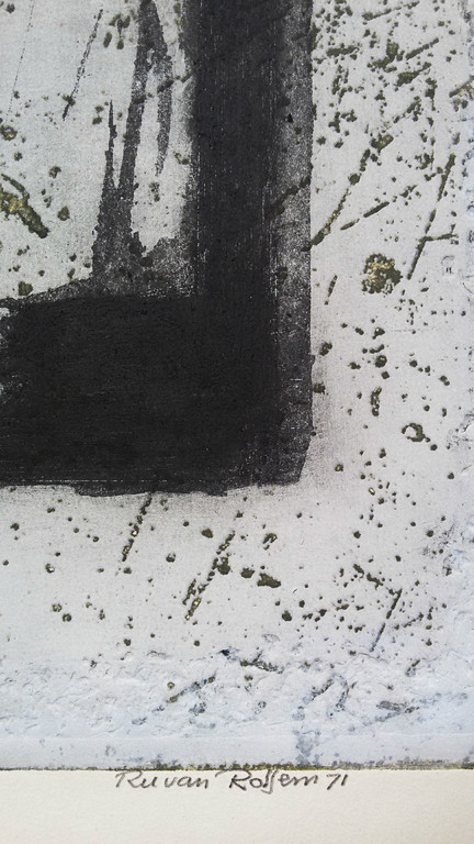 Ru van Rossem - Kasbah II, aquatint ets met reliëfdruk kopen? Bied vanaf 1!