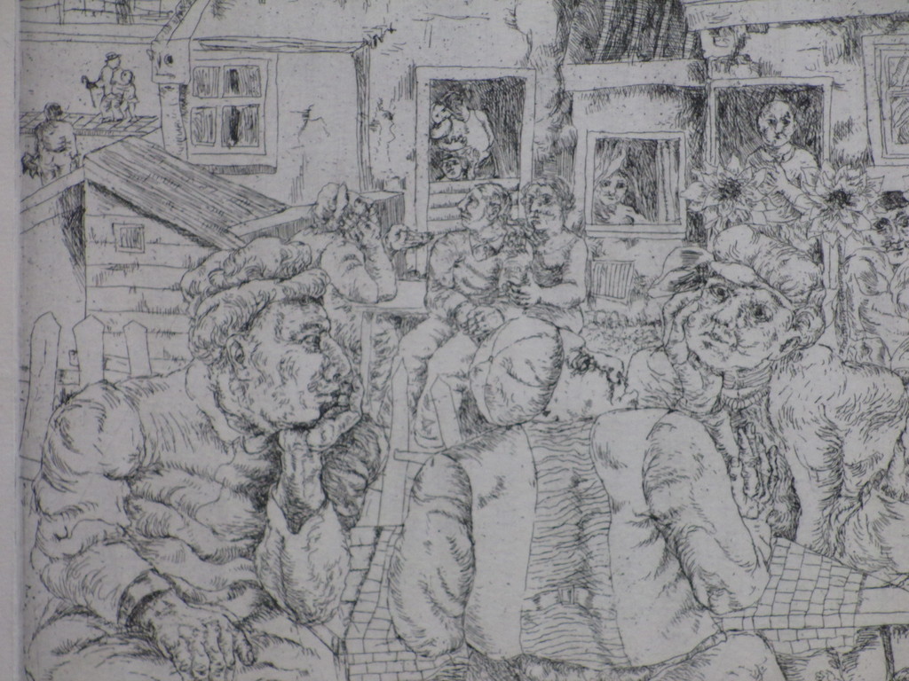 Fer Hakkaart, Leiden op straat, Ets '63 kopen? Bied vanaf 40!