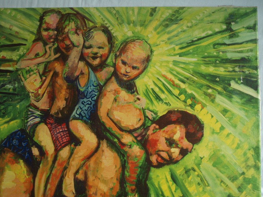 Jurriaan van Hall : Giclée op doek – Paardje rijden – 80 x 80 cm - 1999 kopen? Bied vanaf 75!