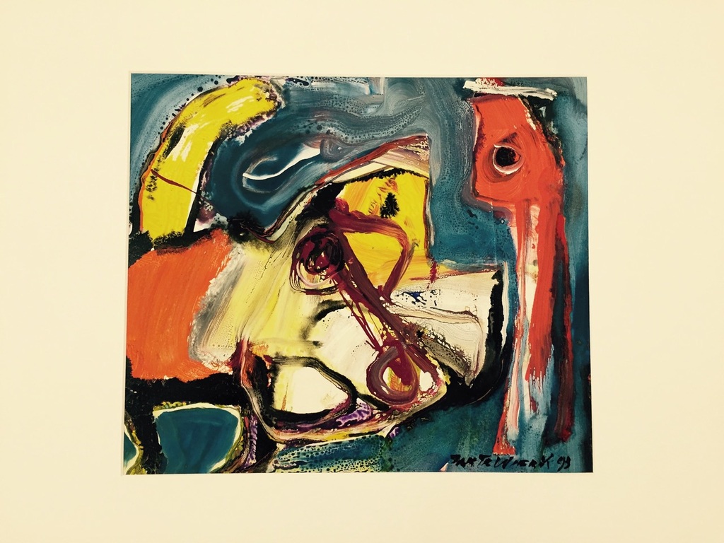 Jan te Wierik - Hartendief. Met nieuwe lijst en passe-partout ca 65 x 55 cm. kopen? Bied vanaf 1!