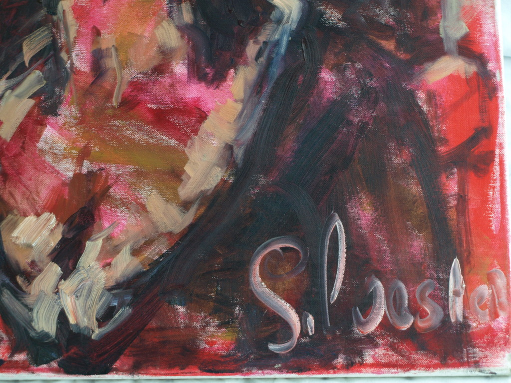 Silvester Peperkamp : Olieverf op linnen – Vrouwen - gesigneerd – ca 2000 kopen? Bied vanaf 1!