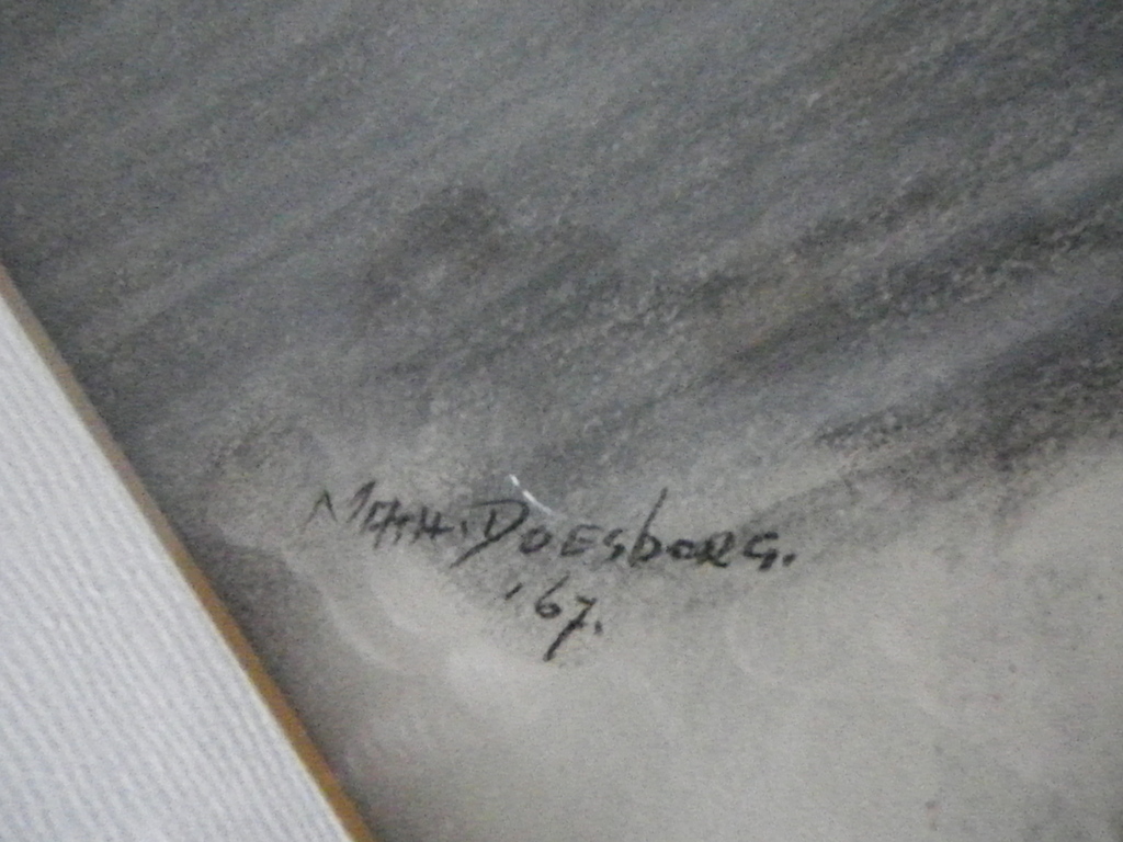 Mathieu Doesborg: Naakt. Tekening kopen? Bied vanaf 175!