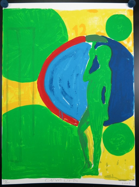Cees Dolk: Litho, Groen figuur kopen? Bied vanaf 1!
