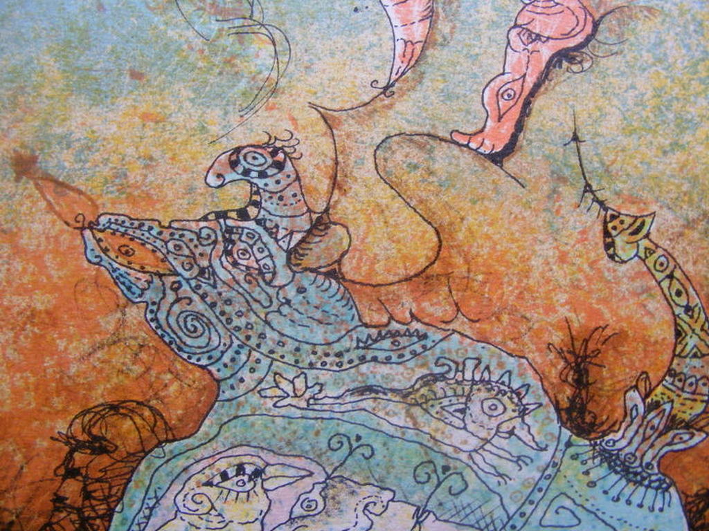Bernard Berthois-Rigal : gesigneerde lithografie, Mysterious Energy kopen? Bied vanaf 150!