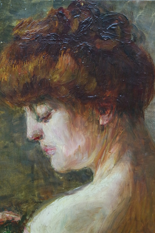 Saartje HÃ©lÃ¨ne CATZ-ENTHOVEN (1866-1955) - olieverf op paneel - portret  kopen? Bied vanaf 185!