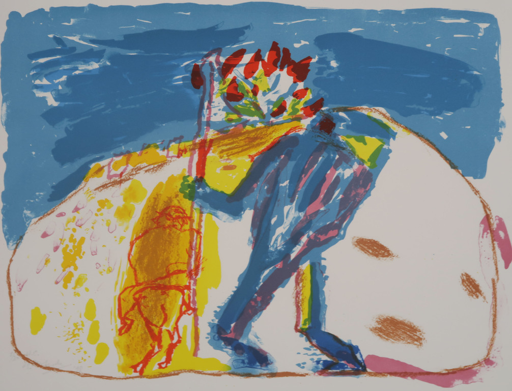 Pieter Defesche: Litho, Hemelse en Aardse liefde IV verkocht voor € 35!