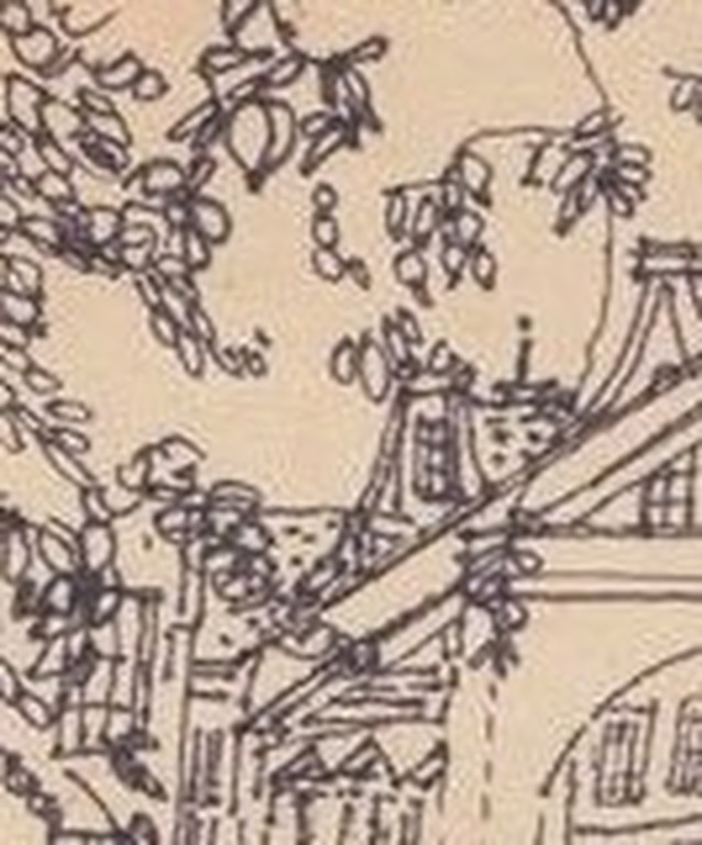 Onbekende Kunstenaar - 2 Pentekeningen - Amsterdam 700 jaar (1975) kopen? Bied vanaf 1!