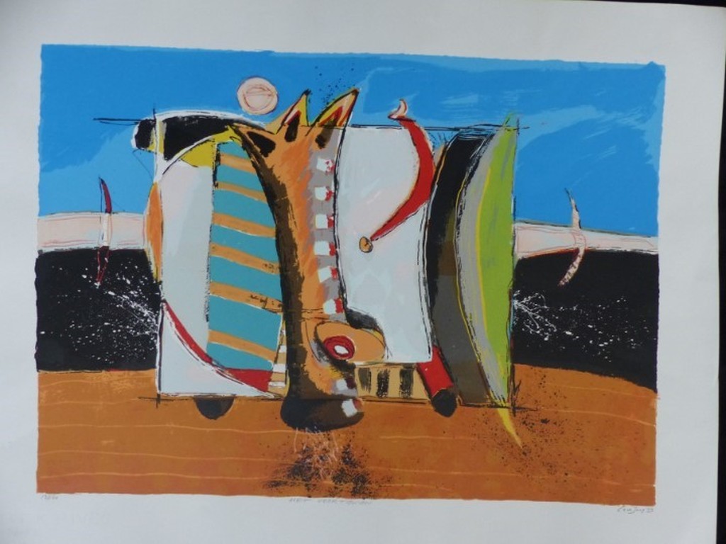 Cor de Jong - Het Voorteken zeefdruk hand-gesigneerd kopen? Bied vanaf 1!