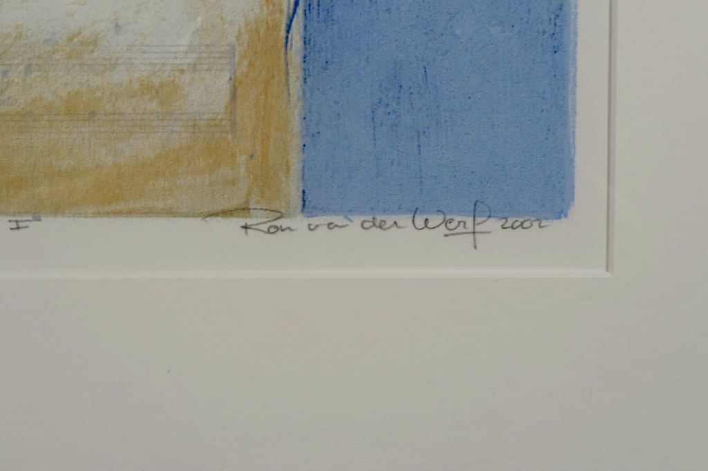 Ron van der Werf: Zeefdruk, Prelude I - Ingelijst kopen? Bied vanaf 50!