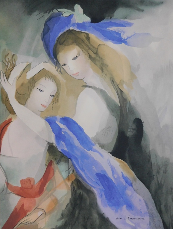 Marie Laurencin - Kleurenlitho  verkocht voor € 55!