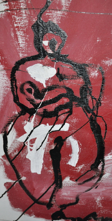 Anton Heyboer: Olieverf op canvas:Untitled kopen? Bied vanaf 250!