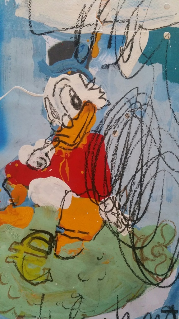 Peter Klashorst - origineel werk - serie Donald Duck kopen? Bied vanaf 60!