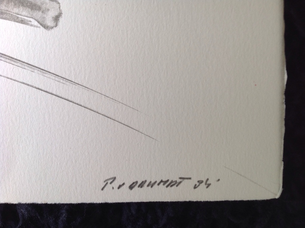 Peter van Drumpt: 4 gesigneerde litho 's : Landinwaarts kopen? Bied vanaf 300!