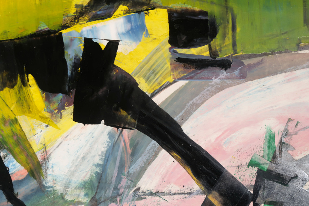 Jan te Wierik: Olieverf op papier, Abstracte compositie kopen? Bied vanaf 450!