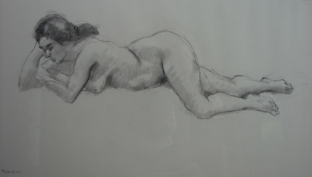 Johan Fabricius - Potloodtekening  kopen? Bied vanaf 50!