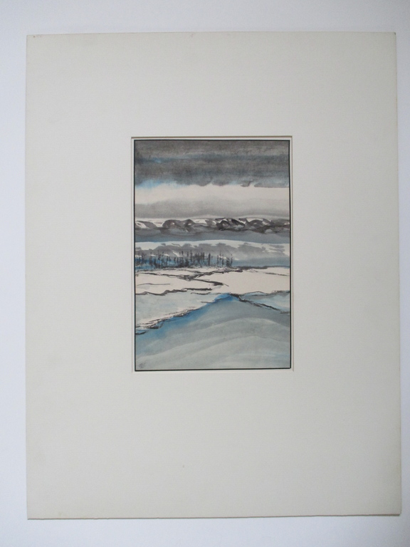 Onbekend, aquarel landschap kopen? Bied vanaf 1!