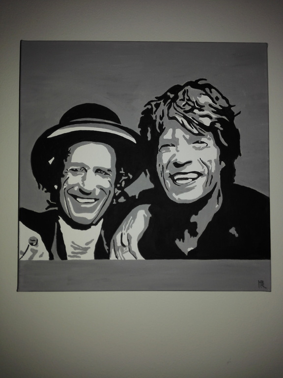 Rolling Stones, Origineel op linnen kopen? Bied vanaf 50!