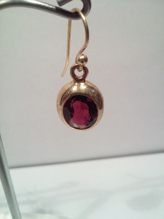 In Nieuw staat design sterling zilveren oorhangers met facet geslepen Amethist kopen? Bied vanaf 35!