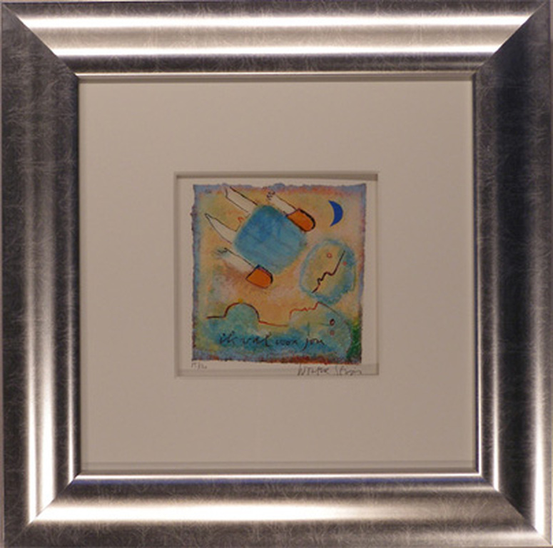 Wouter Stips, Zeefdruk, Ik val voor jou, ingelijst verkocht voor € 100!