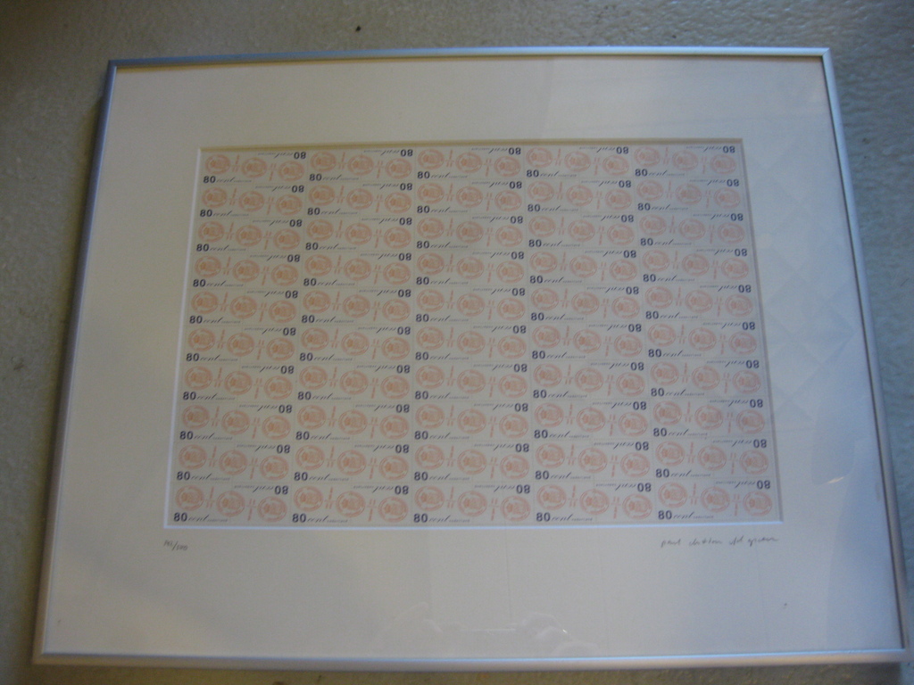 Groot blad met postzegelontwerpen  van Paul Christian van der Groen - Koninklijke Notariële Broederschap - gelimiteerd kopen? Bied vanaf 1!