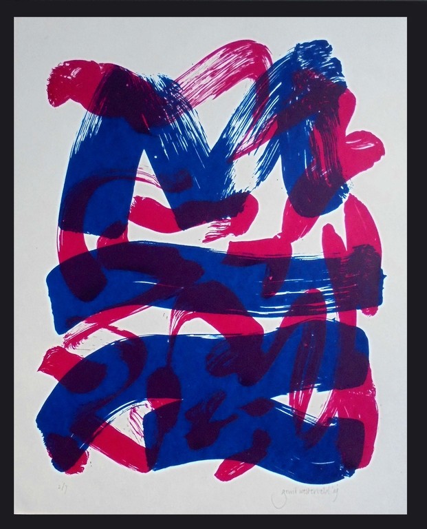 Gerrit Westerveld - Abstract - 2009 handgesigneerd - oplage 2/7 verkocht voor € 49!