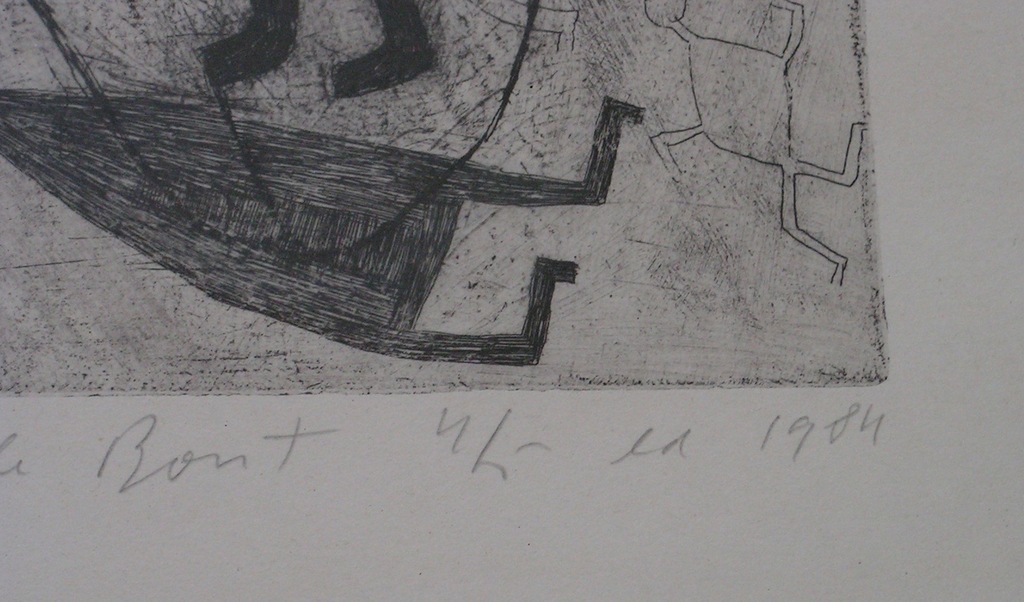 Willem de Bont - ets - ZT - oplage: 5 kopen? Bied vanaf 25!