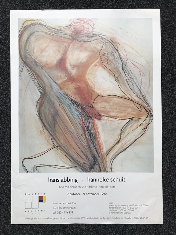 HANS ABBING 1 originele zeefdruk voor t AIDS Fonds 1990 kopen? Bied vanaf 1!