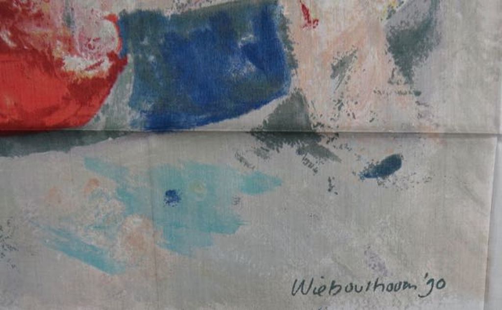 Wil Bouthoorn: Zeefdruk op katoenzijde, Gebeurtenis kopen? Bied vanaf 1!