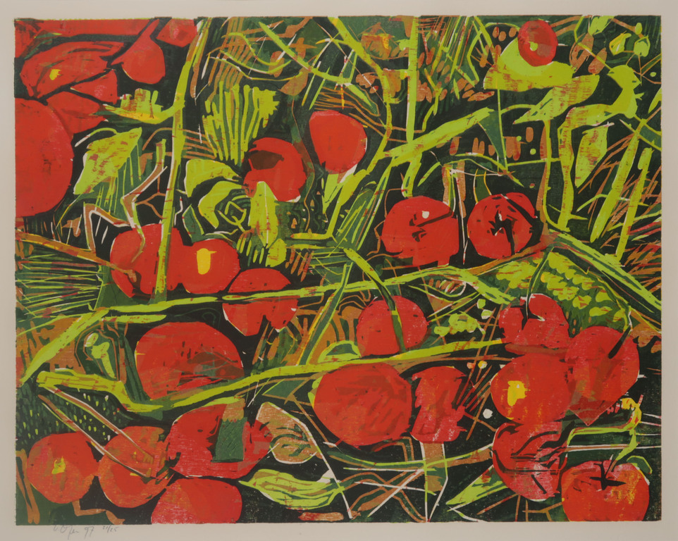 Vincent van Ojen: Lino, Wilde tomaten - Ingelijst kopen? Bied vanaf 35!