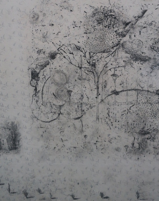 Onbekend gesigneerd: Ets, Intaglio Mecmo - Ingelijst (Zeer groot) kopen? Bied vanaf 50!