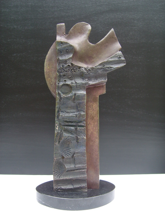 Onbekende kunstenaar: Abstract werk. verkocht voor € 140!