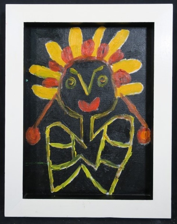 Meertje Kaal: Acryl op doek, Z.T. - Ingelijst kopen? Bied vanaf 1!