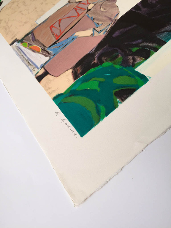 GABRIEL GODARD, ‘Ouvrage’, originele litho, handgesigneerd  kopen? Bied vanaf 1!