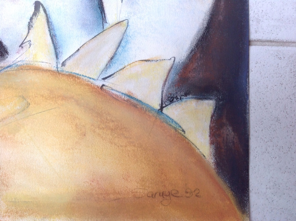 Saniye Bildircin : Pastel / inkt op papier, z.t.  kopen? Bied vanaf 1!