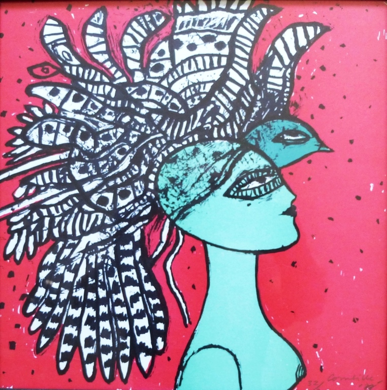 Corneille, litho, 1977, handgesigneerd en genummerd verkocht voor € 275!