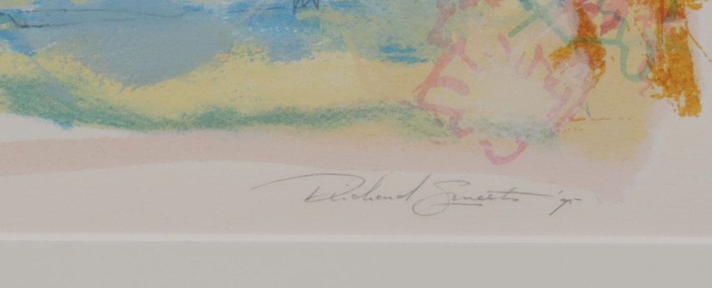 Richard Smeets: Zeefdruk, Denk aan Holland I - Ingelijst kopen? Bied vanaf 20!