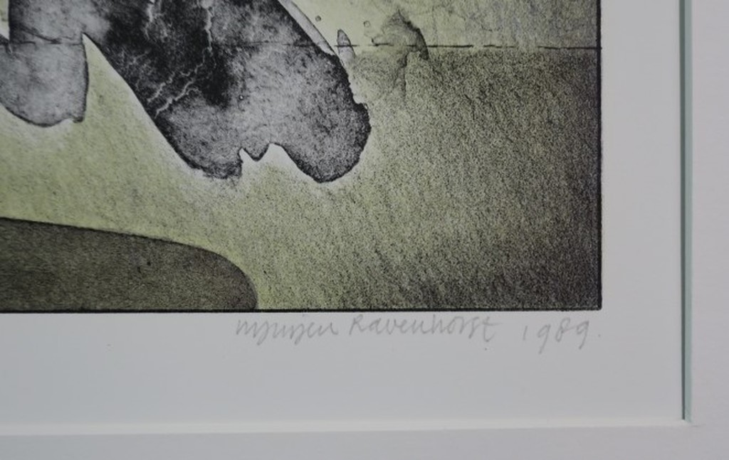 Jurjen Ravenhorst: Litho, Boom en drie manen kopen? Bied vanaf 40!