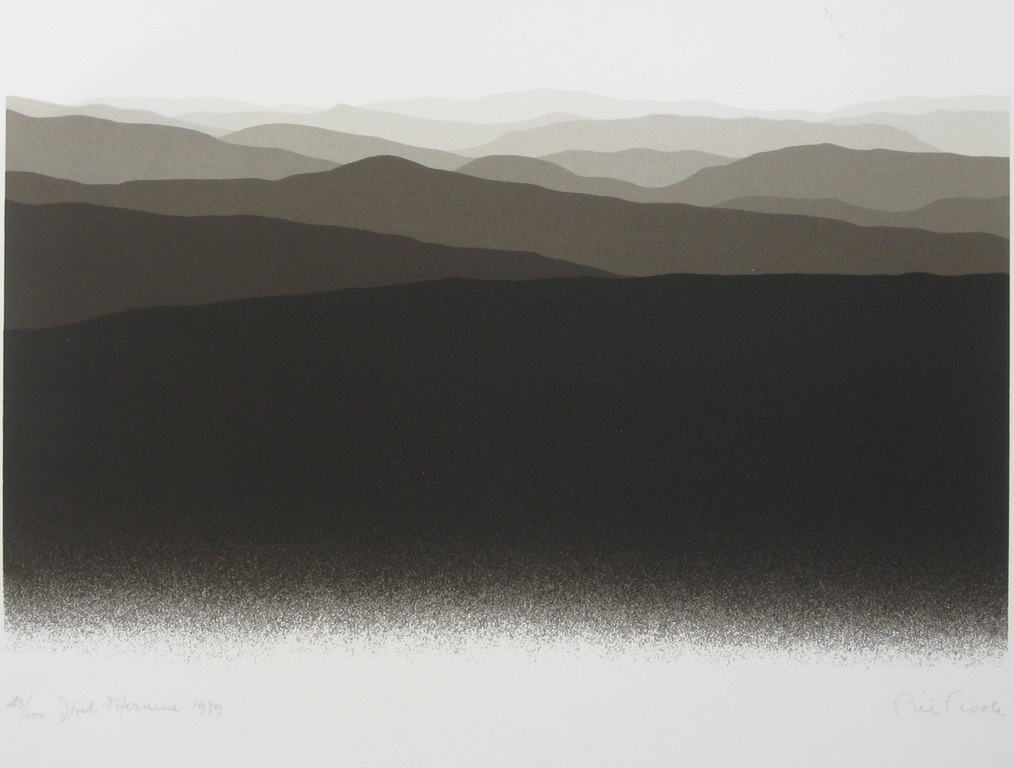 Piet Fioole - zeefdruk - Jbel Tifernine - 1979 kopen? Bied vanaf 40!