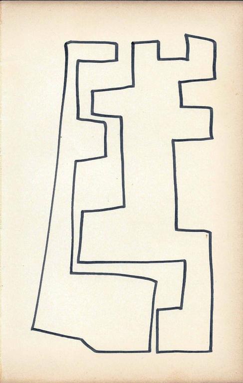 Siep van den Berg: compositie 1, originele tekening verkocht voor € 60!