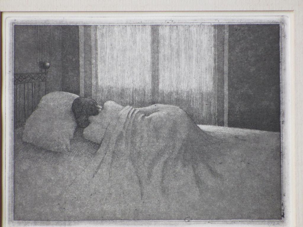 Adolfo Ramon Torcal, Slapende vrouw, Ets verkocht voor € 60!