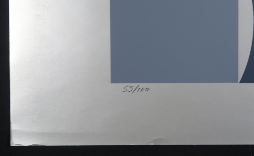 Dordevic Miodrag: Zeefdruk, Abstracte compositie kopen? Bied vanaf 20!