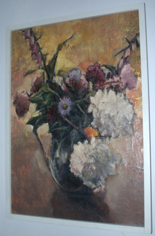 Vaas bloemen - olieverf op doek - gesigneerd kopen? Bied vanaf 65!