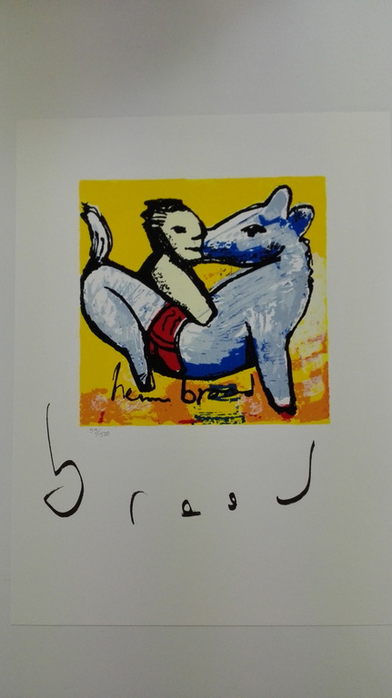 Herman Brood, gebonden boek met prachtige werken, inclusief de originele zeefdruk. kopen? Bied vanaf 100!