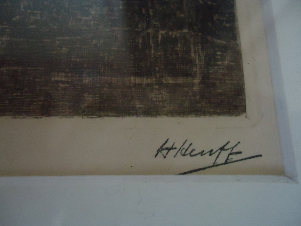 H. Heuff - Grachtengezicht in de winter te Amsterdam kopen? Bied vanaf 50!