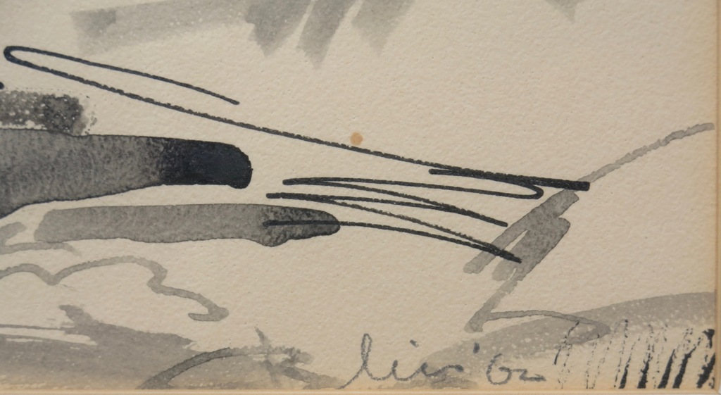 Lies Jansens: Inkttekening, Zonder titel -Ingelijst kopen? Bied vanaf 35!