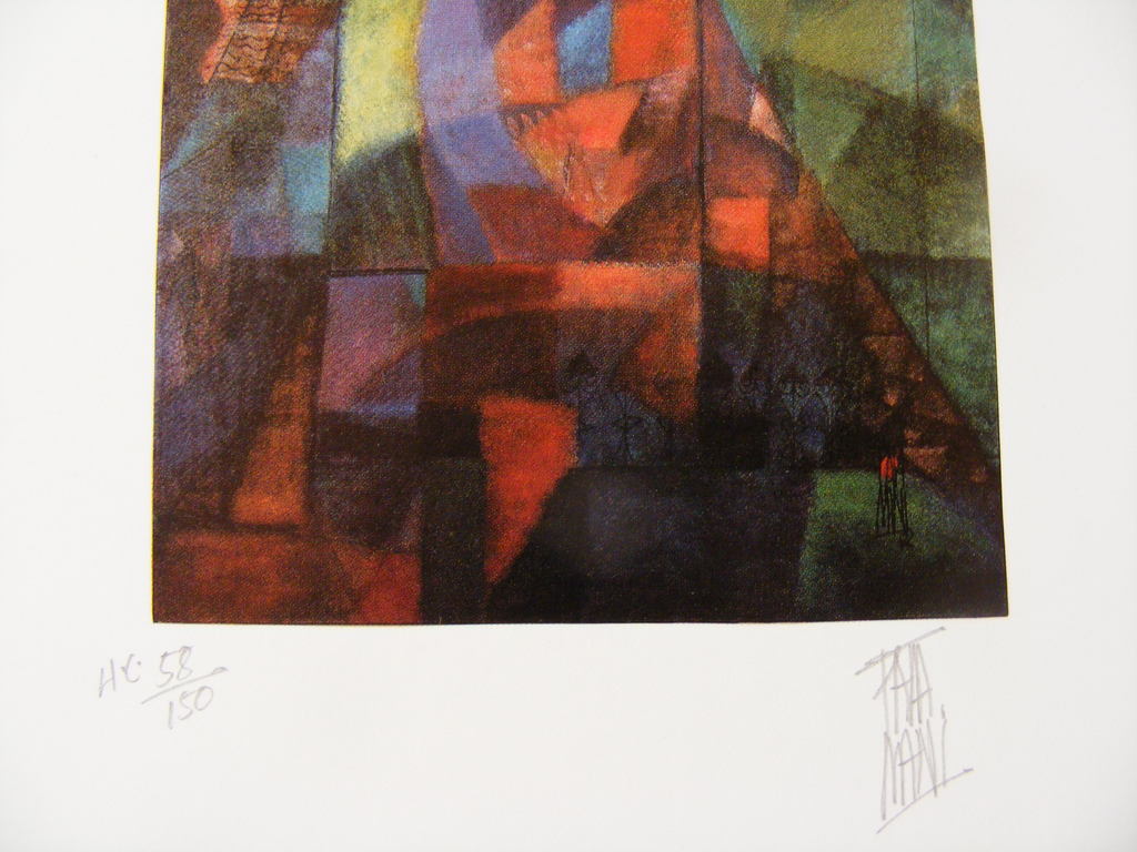 Reginald Pavamani, lithografie, handgesigneerd. kopen? Bied vanaf 25!