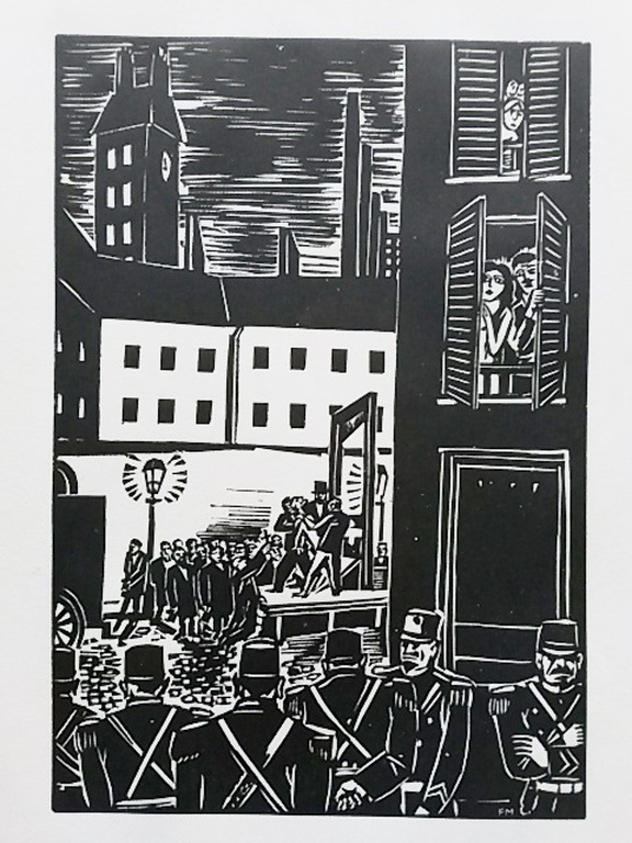 Frans Masereel, houtsnede, uit La Ville 1928 verkocht voor € 55!